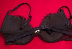 VINTAGE MALIZIA by LAPERLA BLACK PLUNGE UW BRA ITALY SIZE 3 / Band 36 FINAL SALE