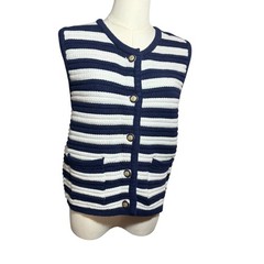 JOIE Old Money Sleeveless Cardigan vest Size Medium