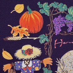 Vtg Cracker Barrel Harvest Moon Sweatshirt Women’s 2XL Purple USA Cottagecore