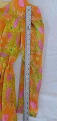 Vintage 1970s Handmade Floral Empire Waist Maxi Dress Art Deco Size 10-12 – EUC