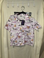 NWT Women’s Sz. M Button Down Cotton Blouse Made By Tickets In SRI LANKA