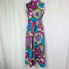 Alice Polynesian Fashions Barkcloth Palazzo Jumpsuit Vintage Hawaiian Romper