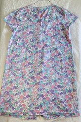 Vintage K-Mart PINK With Pearl Style Snap Closure House Coat Duster Nightgown L