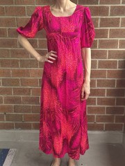 Neon Vintage Late 60s, Early 70s Maxi Dress