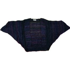 Jeanne Scannell Handwoven Designer Cardigan Jacket Mohair Wool Mix One Size