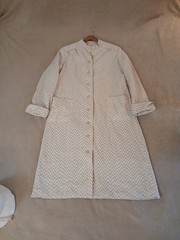 Vintage 1950s-1960sDress Coat (Stephan Casuals) Zig Zag Mod Design