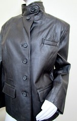 Vintage 80s 90s Spiegal Together Blazer Bomber Leather Jacket M L 42.5