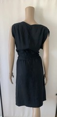 Stunning Vintage 60s Werle Beverly Hills Bullocks Wilshire Black Cocktail Dress