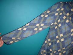 Vtg 60s Franklin Simon Knit Fit & Flare Dress W/ Cardigan Blue Argyle Sz S/M