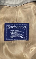 Vintage 90s Burberrys Women’s Tan Double Breasted Trench Coat Wool Liner