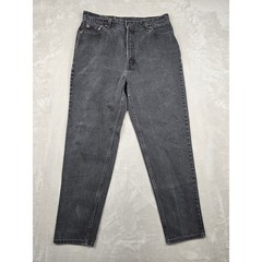 Vintage Levi’s 512 Slim Fit Tapered Leg Jeans Womens 18 33×31 Black USA Made 90s