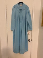 Vintage 70s Velour Montgomery Wards Old-NWT House Coat Bathrobe XXL USA Made