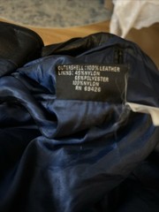 VTG Wilsons Leather Jacket Women’s Sz Large Black Pelle Studio Y2K Softshell