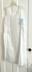Vintage White Cotton Poly Slip By Dixie Belle With Tags Size 38