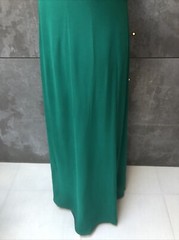 Vintage Niteline Della Roufogali Evening Cocktail Dress 100% Silk Green Sz 10