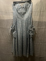 Gunne Sax Jessica McClintock Vintage 70s Ditsy Floral Dress Size 9 Cottage Core