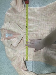 Vintage 90s Emma James Liz Claiborne Pink Tweed Blazer Jacket Fits Modern Small