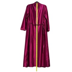 Vtg 1960’s Fuchsia Pink DiCarlo California Hollywood Glam Lingerie Robe 56″ Long