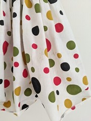 Vintage 1950s Polka Dot Skirt Bloomers 26″ Waist Juniors Teen Playsuit Bottoms