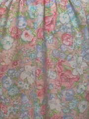 Vintage JCPenney Misses Size 18 House Coat Pocket Snap Front Floral MuMu