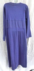 Blue Cactus dress Hand Painted blue Aztec design one size Vintage 90’s