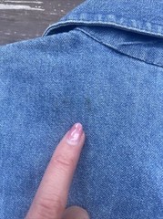 Vintage J. JILL 100% Cotton Denim Shirt Size 8 Made In USA