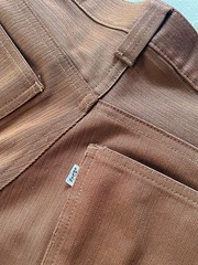 Vintage Levis Bell Bottom Flare Women’s Brown Pants Size 6 (S) 28″ W 27″ Inseam