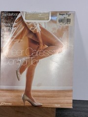 2 pr Vtg JC Penney Pantyhose Sheerest Support + Sheer Caress Control Top USA