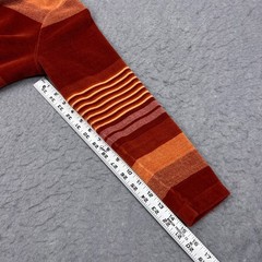 VTG LEVIS For Gals Top Women’s Red/Orange Striped Terry Turtleneck Shirt 60s 70s