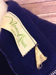 Nancy Greer Navy Blue Vintage Wiggle Dress Size 10