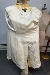 NWT J Peterman Life at Chenonceaux Silk Damask Cutaway Jacket Bust 36-38 $335.00