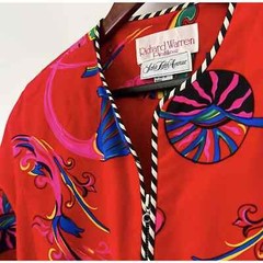 Richard Warren Sz 6 Petites For Saks Fifth Silk Jacket Blazer 80s 90s Vintage