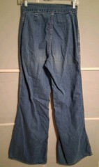 HTF Vintage 1970s FOXMOOR Hippie Bell Bottoms Blue Jeans SZ 11