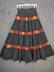 Roughrider 2 Piece Jacket & Crinkle Skirt Womens M Southwest Design USA Vintage