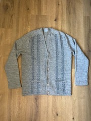 Vintage Crestknit Continental Woolknits Pure Wool Cardigan Made In Australia M