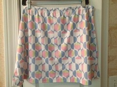 TAIL TENNIS SKIRT GEOMETRIC ABSTRACT TENNIS BALL PATTERN VINTAGE SIZE XL