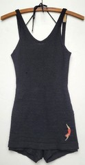 Vtg 1930s Jantzen Wool Swimsuit Low Back Diving Girl Bathing Suit St Joseph MO