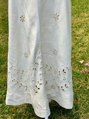 Edwardian 1900s Cotton Lawn Two Piece Set –Broderie Anglaise & Irish Crochet S/M