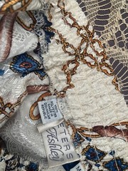 Vintage Nautical Print Skirt Size Medium 80s Retro Cabot Cove Academia Old Money
