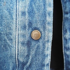 Dawn Import Vintage 80s Denim Distressed Snap Jacket Women’s M