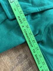 Vintage 1960’s Dress Women’s Green Long Sleeve Winter Carol Craig Wool Shift Day