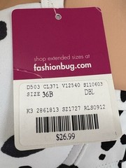 VINTAGE Y2K Fashion Bug COW And Lace Hipster Sz 7 Panty & 36B Bra Set NWT