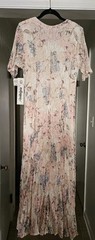 VTG 90s Nostalgia Floral Lace Maxi Dress L NWT Cottagecore Fairy Coquette Boho
