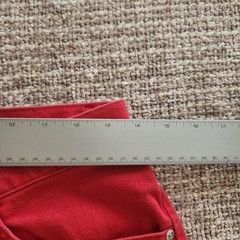 Vintage Lee Riders Red Denim Shorts Womens 8M High Waisted Made in USA Cotton