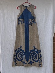 Vintage Rikma Maxi Dress – Made in Israel – 1960s/70s Boho Cotton Dress – Size M