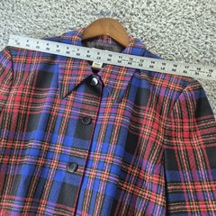 Pendleton Blazer Womens 18 Tartan Plaid Jacket Vintage 100% Virgin Wool Business