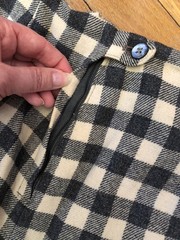 1960’s Jackfin For Billy Lewis Gray & White Buffalo Check Jacket & Pants Set