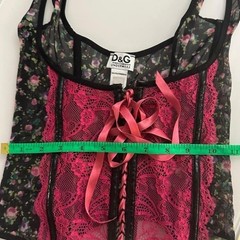 Dolce & Gabbana Vintage Lace Up Corset