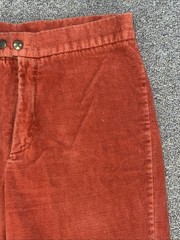 Vtg 60/70s RT Jr’s Red 15″ Bell Bottoms Snap/Button Waist