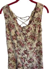 Joni Blair Vtg Late 1980’s Floral Maxi Dress Size 10 Cottagecore Prairie Boho